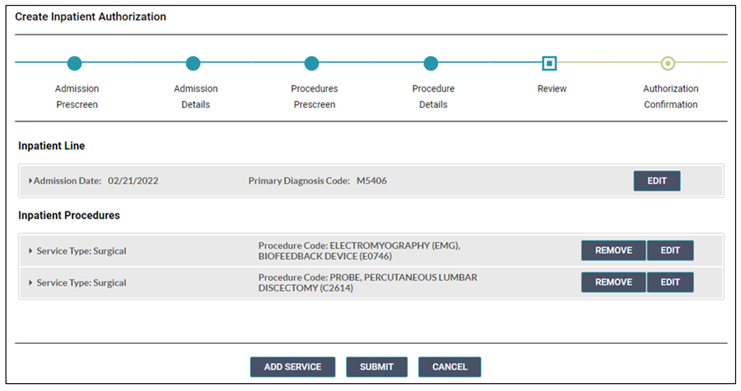 Reviewing the IP authorization